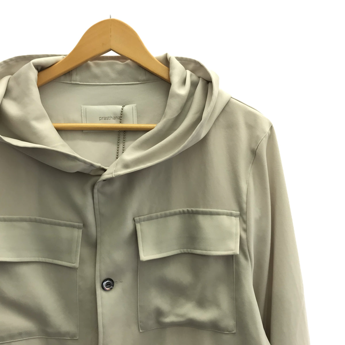 [New] prasthana / Prasthana | Hooded BDU shirt | M | Grey | Men's