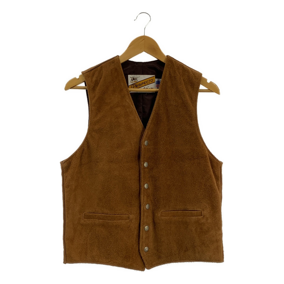 SCHOTT | 麂皮背心 | 全襯裡 | M碼 | 男士