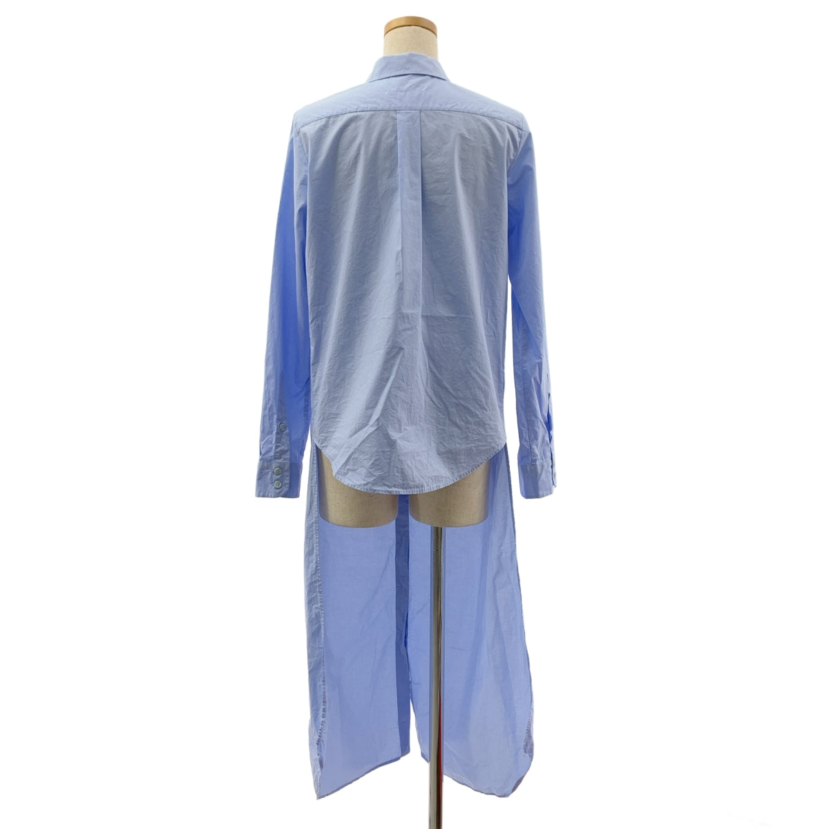 MM6 Maison Margiela / エムエムシックスメゾンマルジェラ | 変形 ロングシャツ ワンピース | 42 | レディース