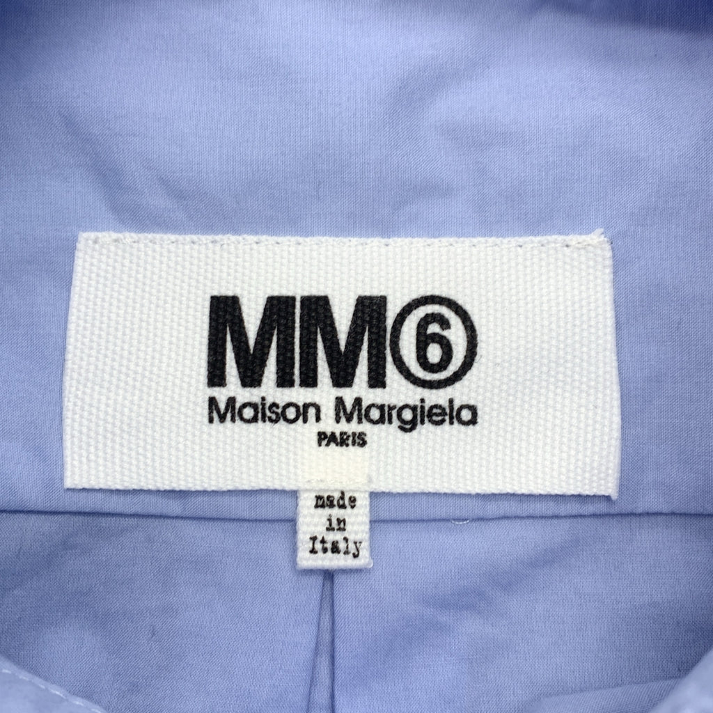 MM6 Maison Margiela / エムエムシックスメゾンマルジェラ | 変形 ロングシャツ ワンピース | 42 | レディース