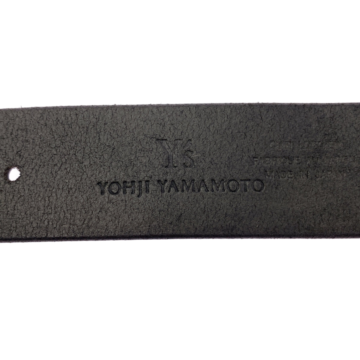 Y's / Y's Yohji Yamamoto | 黑色扣環皮帶 |