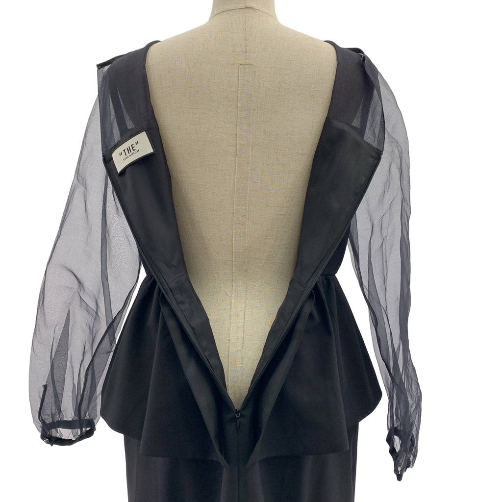 THIRD MAGAZINE / サードマガジン | #10 DRESS テンドレス シアースリーブ ポケット付き ギャザー ワンピース / 裏地付き | 2 | レディース