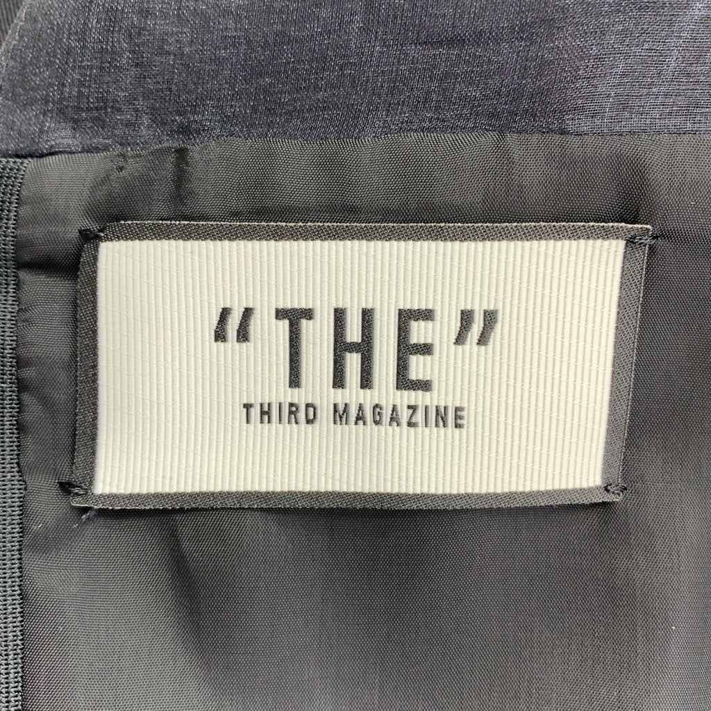 THIRD MAGAZINE / サードマガジン | #10 DRESS テンドレス シアースリーブ ポケット付き ギャザー ワンピース / 裏地付き | 2 | レディース