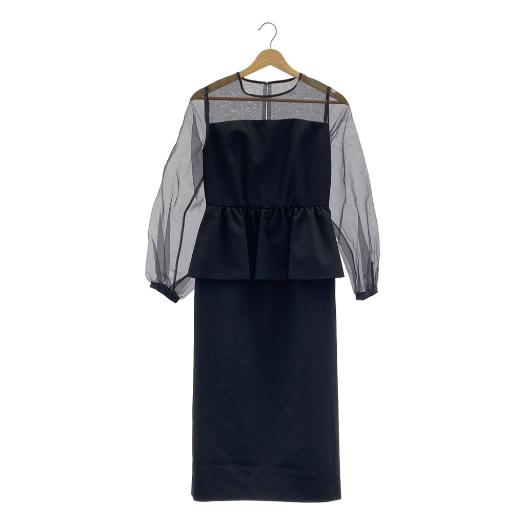 THIRD MAGAZINE / サードマガジン | #10 DRESS テンドレス シアースリーブ ポケット付き ギャザー ワンピース / 裏地付き | 2 | レディース