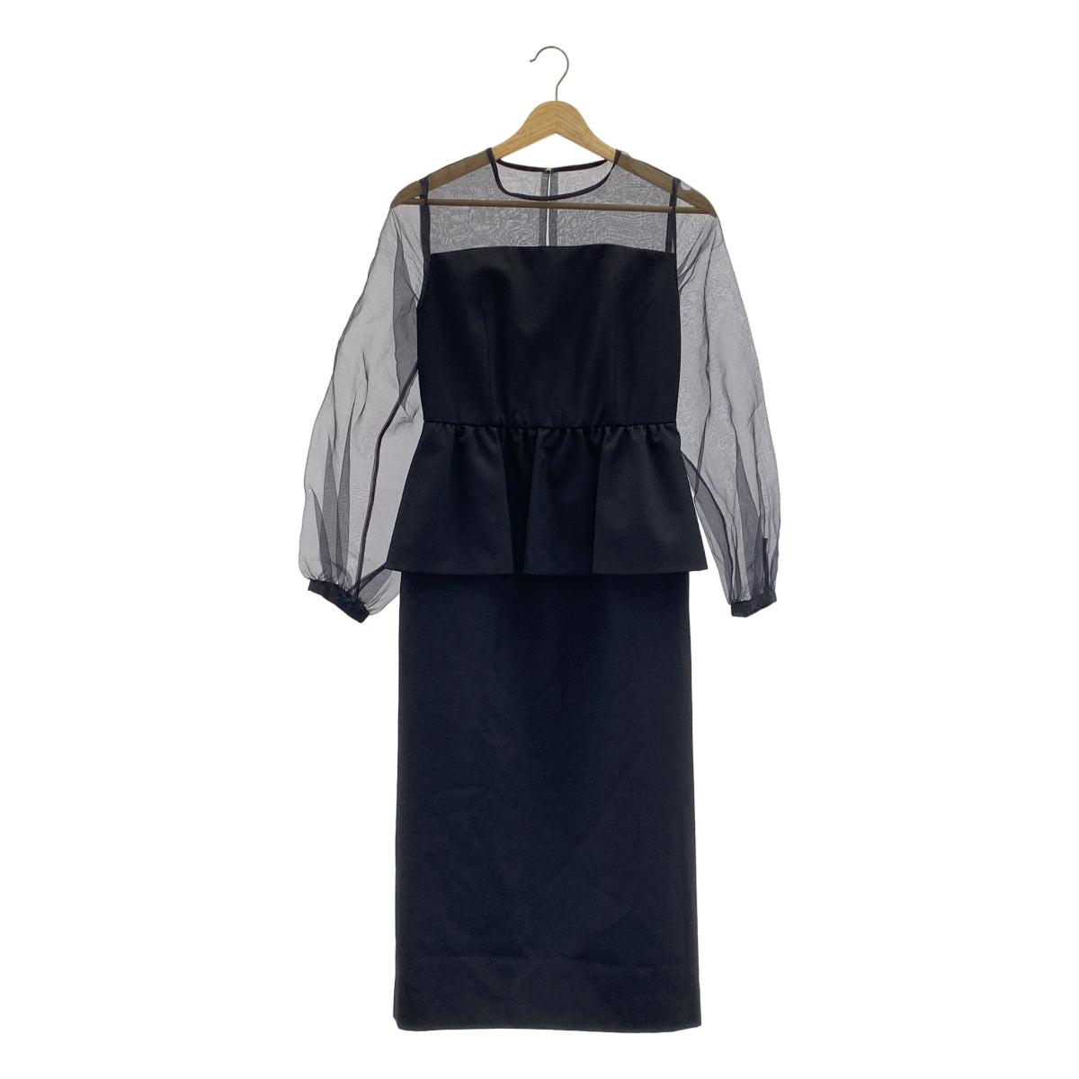 THIRD MAGAZINE / サードマガジン | #10 DRESS テンドレス シアースリーブ ポケット付き ギャザー ワンピース / 裏地付き | 2 | レディース