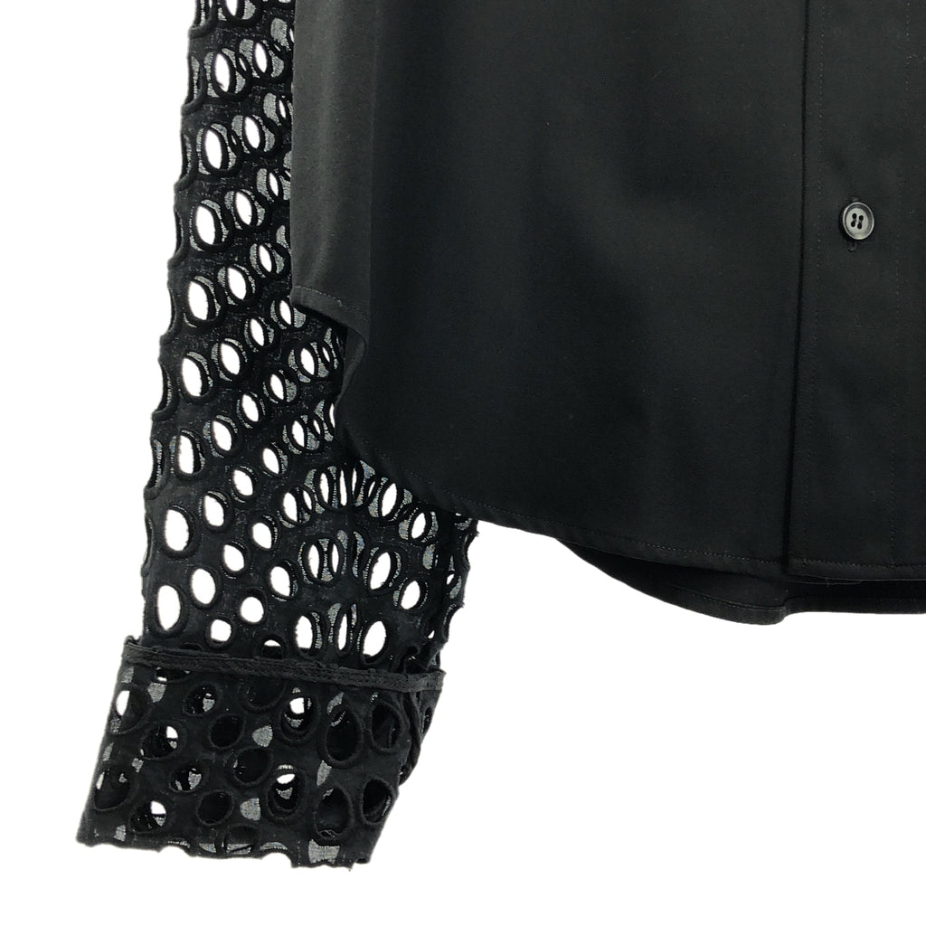 Y's / Y's Yohji Yamamoto | 2015 春夏系列 | 鏤空薄紗袖襯衫/罩衫 | 3 號 | 女款