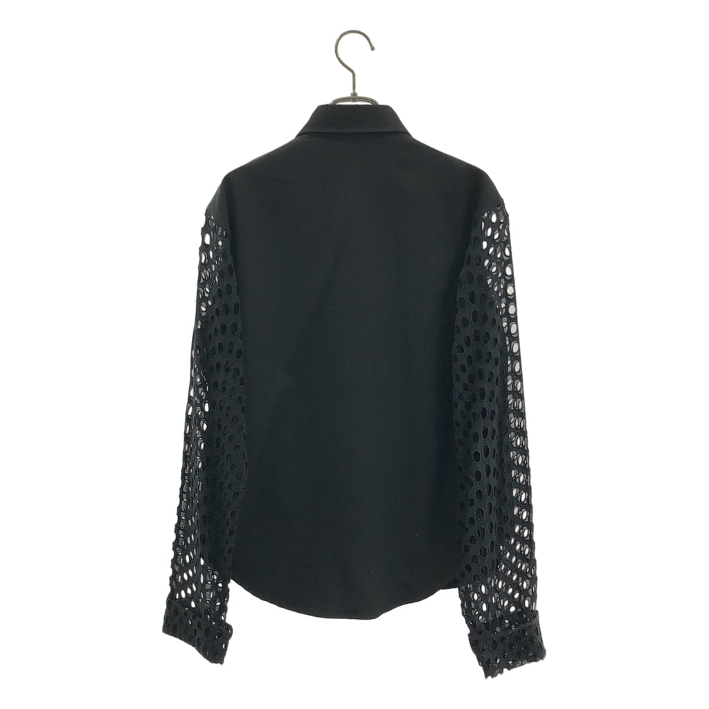 Y's / Y's Yohji Yamamoto | 2015 春夏系列 | 鏤空薄紗袖襯衫/罩衫 | 3 號 | 女款