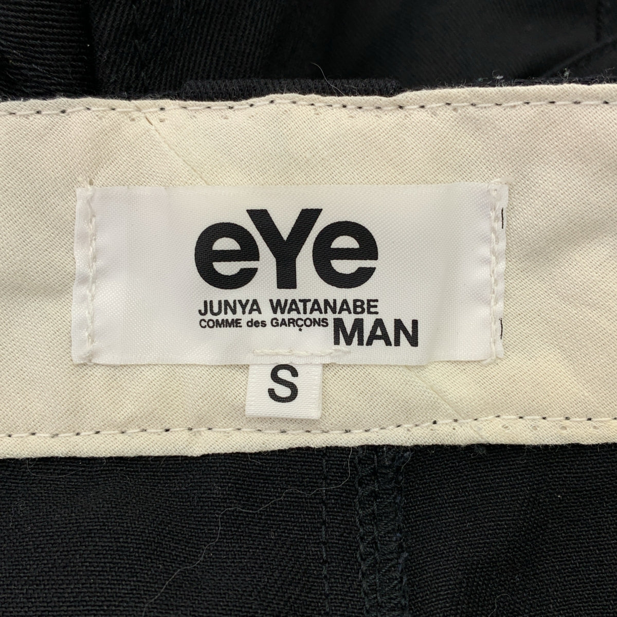 JUNYA WATANABE COMME des GARÇONS MAN | 2009 秋冬系列 | x Dickies / 皮革拼接七分褲 | S 碼 | 黑色 | 男款