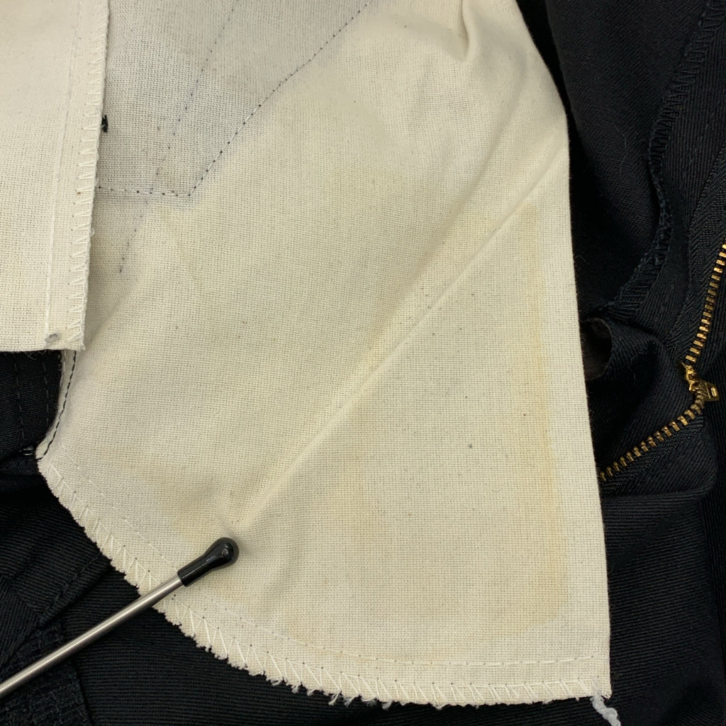 JUNYA WATANABE COMME des GARÇONS MAN | 2009 秋冬系列 | x Dickies / 皮革拼接七分褲 | S 碼 | 黑色 | 男款