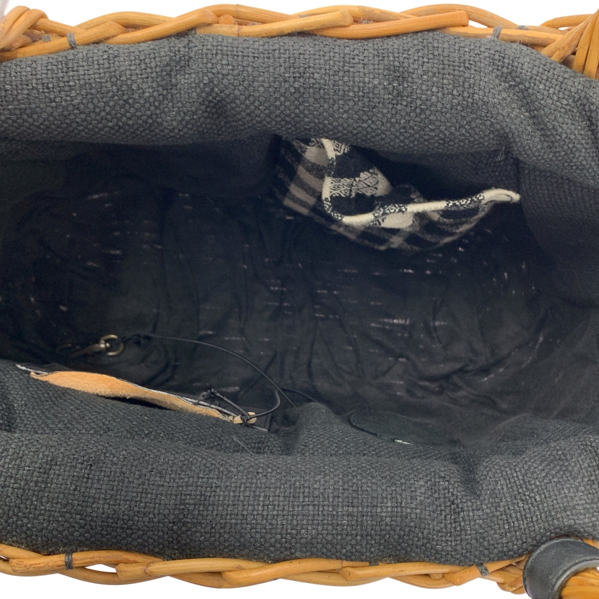 ebagos / Ebagos | 歡迎來到水果店 Quibira 蘋果圓點籃包 | 棕色/黑色 | 女款