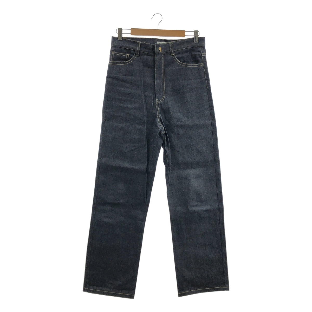 【美品】  THE NERDYS / ナーディーズ | High West Denim Pants ハイウエスト デニムパンツ | S | インディゴ | メンズ