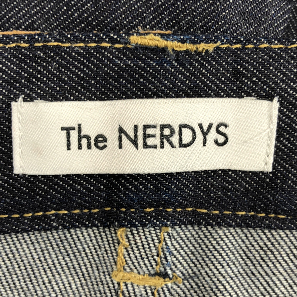 【美品】  THE NERDYS / ナーディーズ | High West Denim Pants ハイウエスト デニムパンツ | S | インディゴ | メンズ