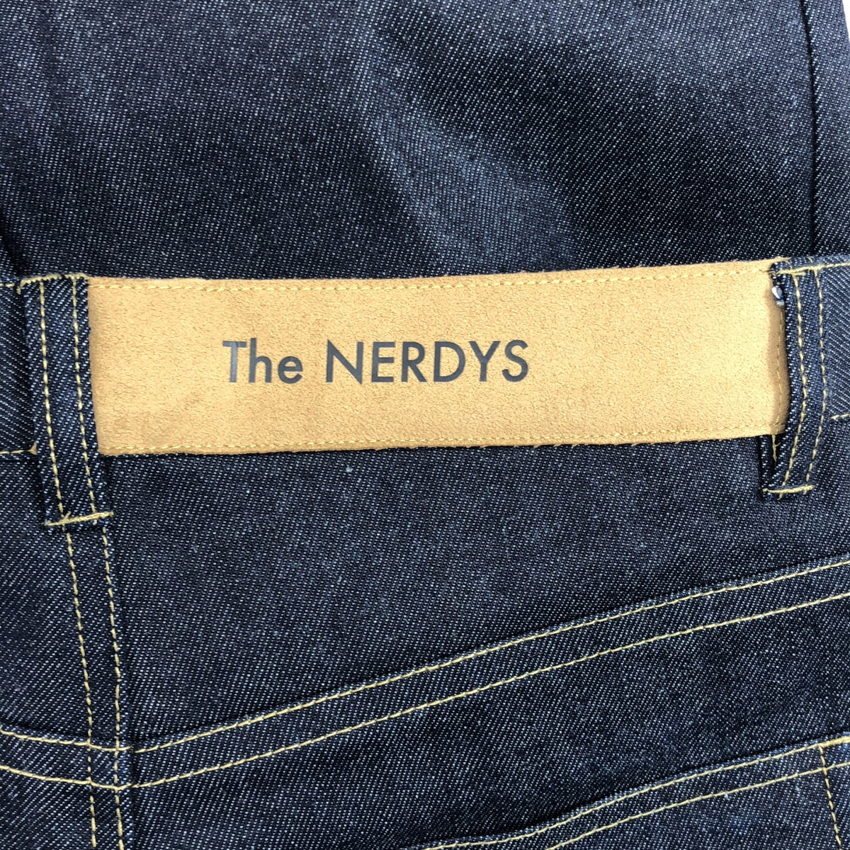 【美品】  THE NERDYS / ナーディーズ | High West Denim Pants ハイウエスト デニムパンツ | S | インディゴ | メンズ