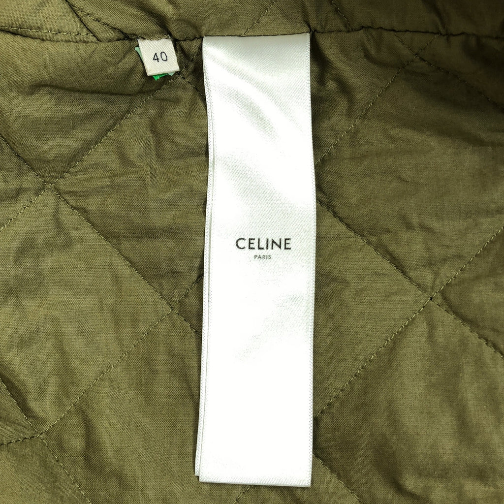 [狀況良好] CELINE | 2023AW | 軍事公園技術棉 | 40碼 | 卡其色 | 女款
