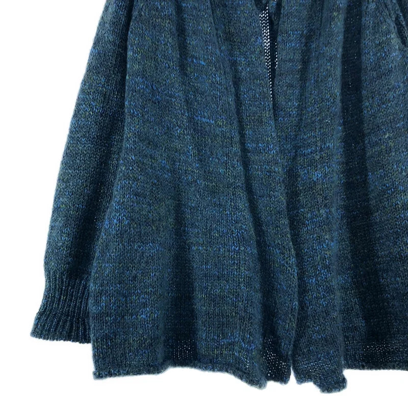 Y's / ワイズヨウジヤマモト | ウール モヘヤ ボタンレス カーディガン | 2 | レディース