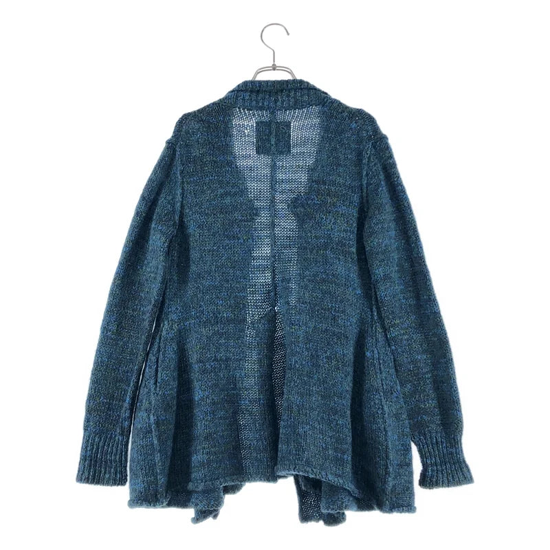 Y's / ワイズヨウジヤマモト | ウール モヘヤ ボタンレス カーディガン | 2 | レディース
