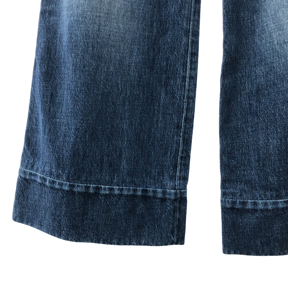 [狀況良好] BOTTEGA VENETA | 中度水洗寬牛仔褲 | 38碼 | 靛藍 | 女款