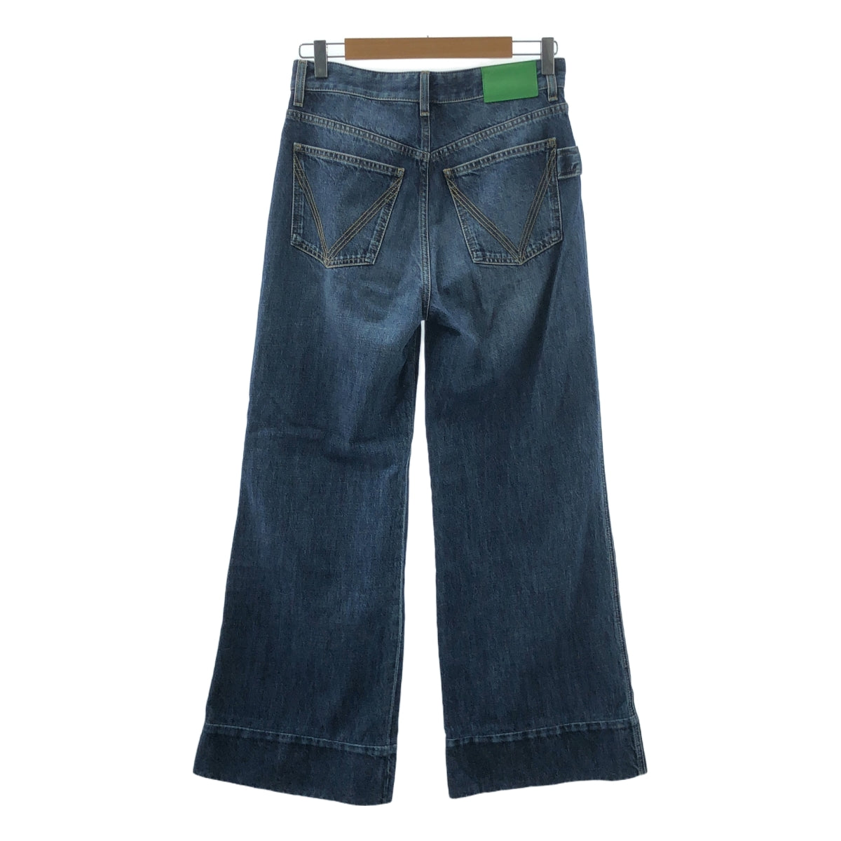 [狀況良好] BOTTEGA VENETA | 中度水洗寬牛仔褲 | 38碼 | 靛藍 | 女款