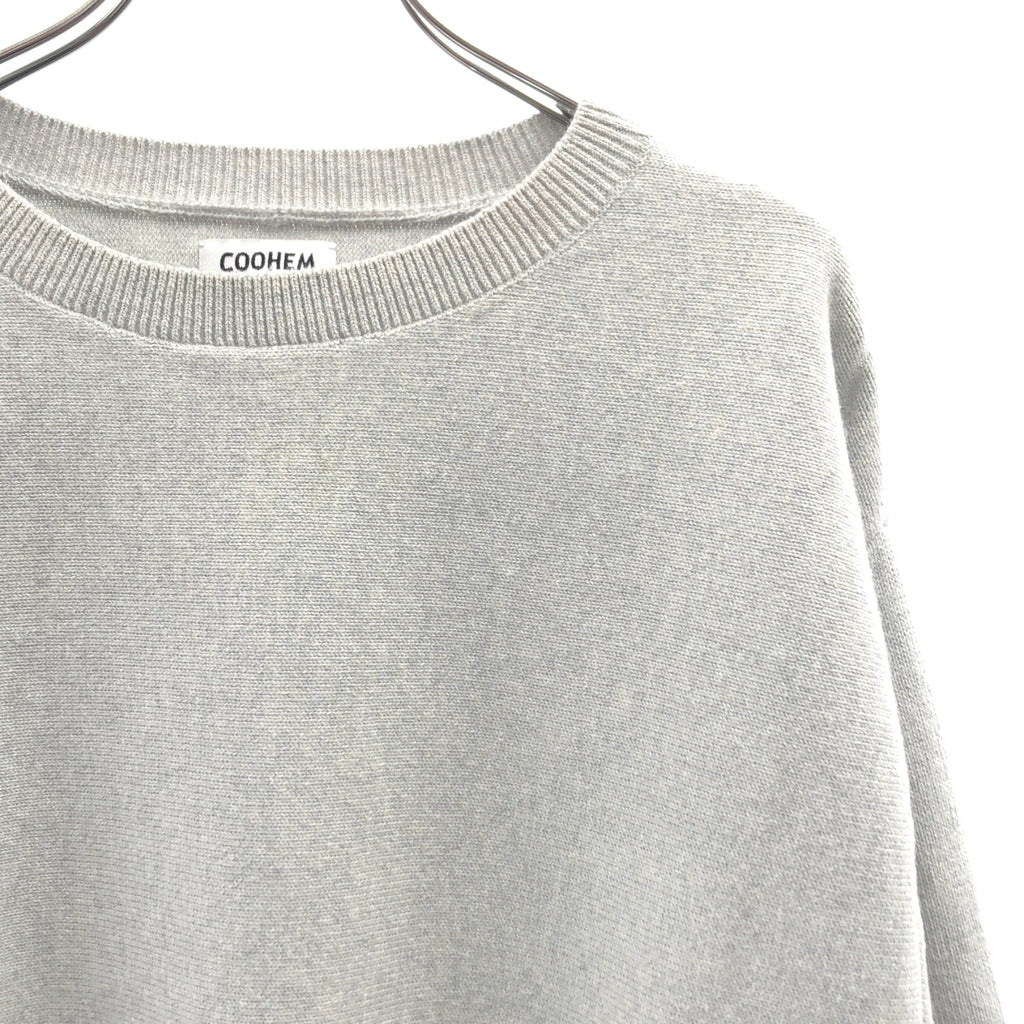 Coohem / コーヘン | コットン カシミヤ ニット プルオーバー | L | メンズ