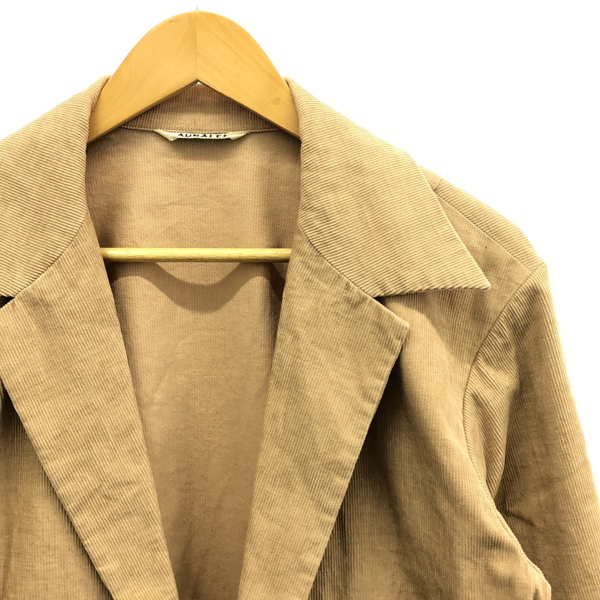 AURALEE | HEMP CORDUROY SHIRTS JACKET | Size 3 | Beige | Men's