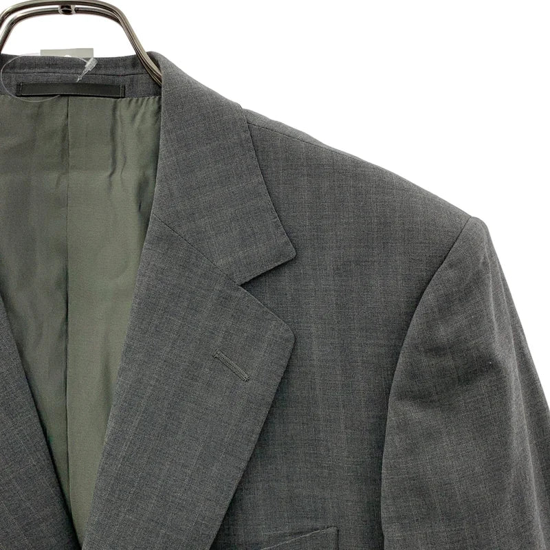 GUCCI / グッチ | セットアップ ロゴボタン テーラードブレストジャケット 総裏地 / スラックス パンツ | 50 | グレー | メンズ