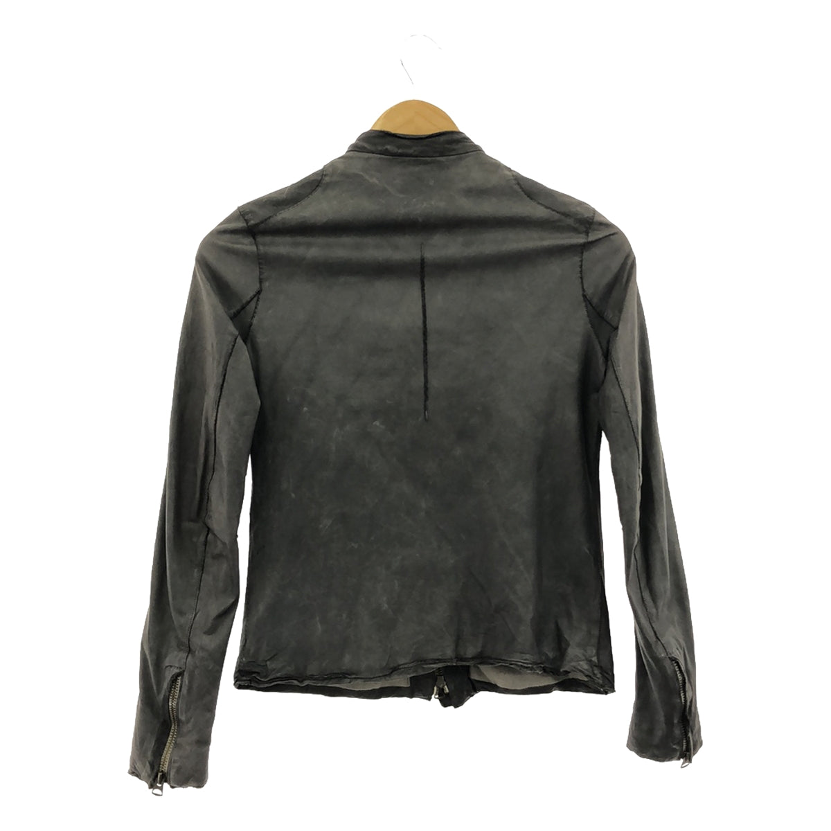 Sisii | Cowhide leather / Cow leather chin strap jacket / Fully lined | XXS | Women's