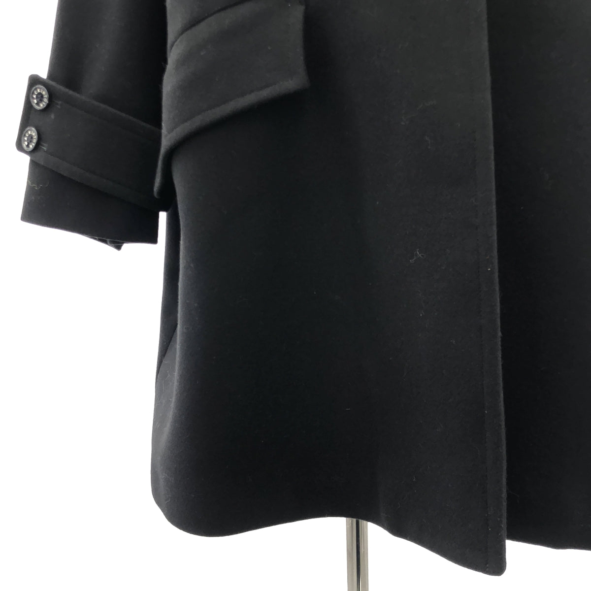 MACKINTOSH / 매킨토시 | HUMBIE / 햄비 울 멜튼 오버 코트 / 로고 총 안감 | 4 | 여성