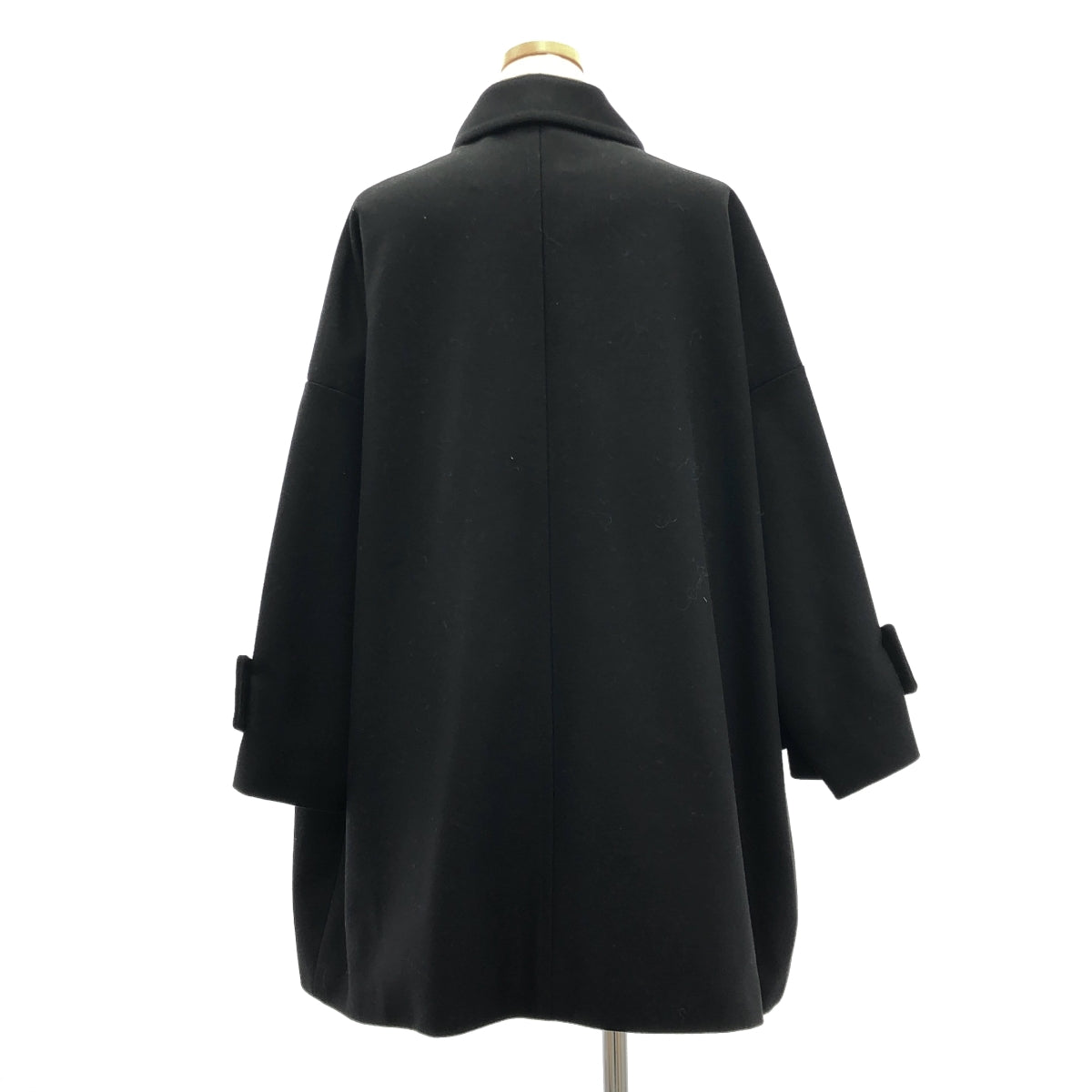 MACKINTOSH / 매킨토시 | HUMBIE / 햄비 울 멜튼 오버 코트 / 로고 총 안감 | 4 | 여성