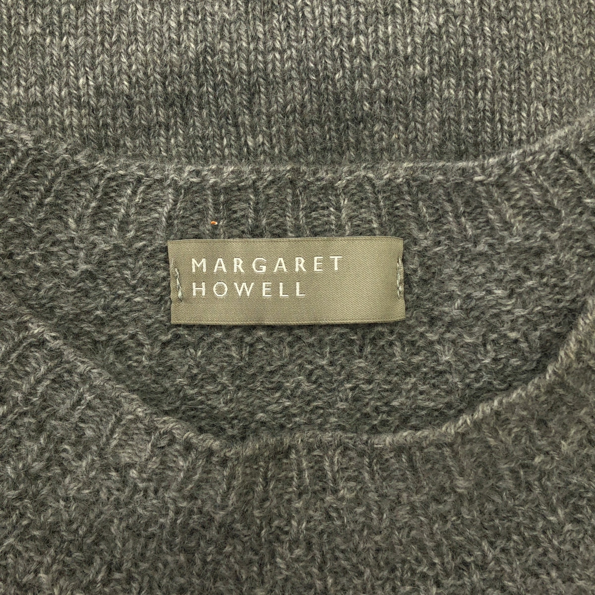 MARGARET HOWELL / マーガレットハウエル | スコットランド製 カシミヤ ノルディックパターン クルーネックニット | 2 | レディース