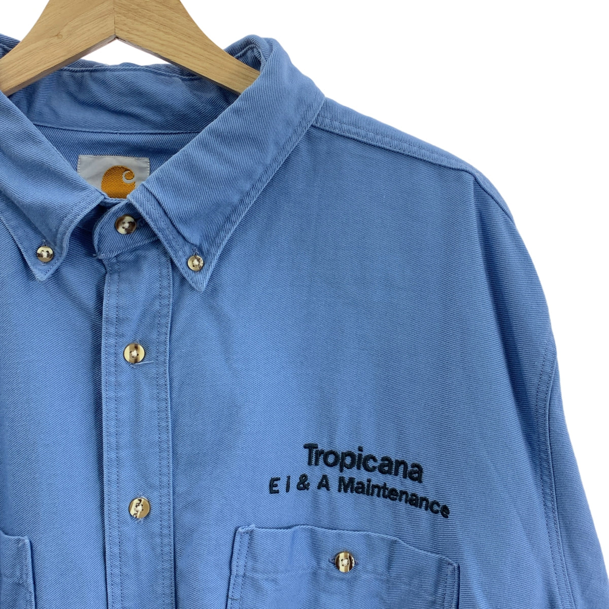 carhartt / カーハート | tropicana / オーバーシルエット ロゴ ワーク シャツ |