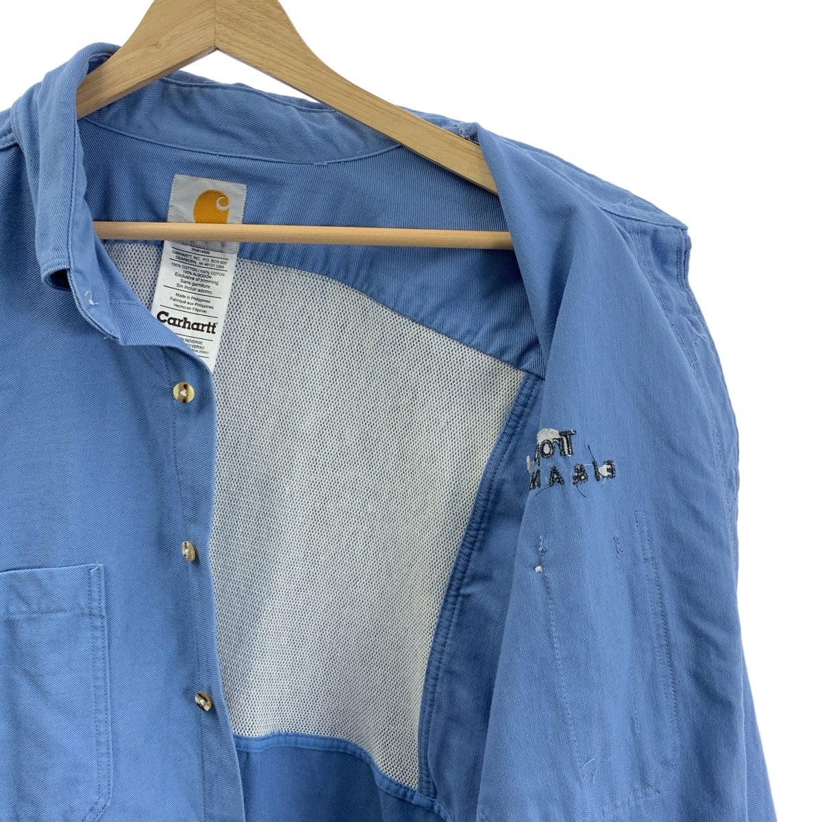 carhartt / カーハート | tropicana / オーバーシルエット ロゴ ワーク シャツ |