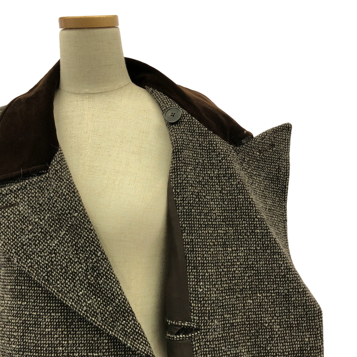 TODAYFUL / トゥデイフル | 2023AW | Doublecollar Tweed Coat ダブルカラー ツイード コート | 38 | レディース