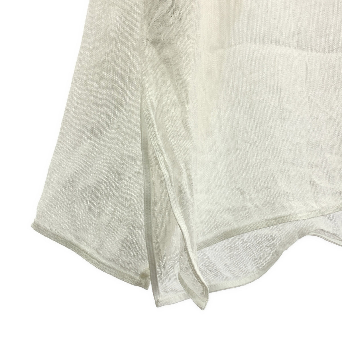 Spick and Span / スピックアンドスパン | 2024SS | メッシュリネンルーズプルオーバー | F | ホワイト | レディース