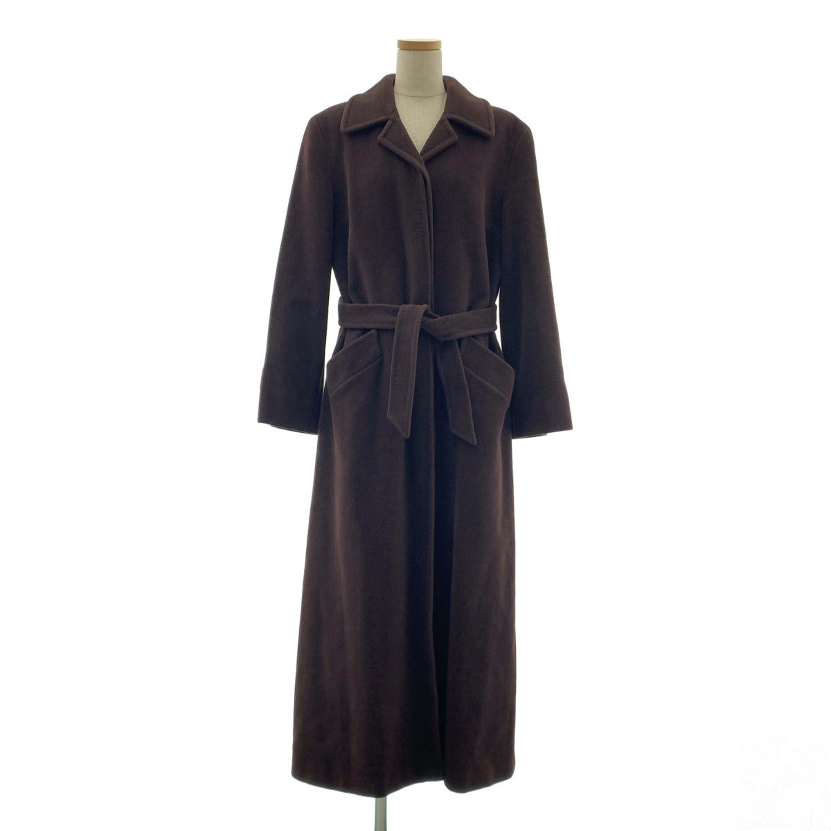 Sportmax / スポーツマックス | ウール アンゴラ ベルテッドコート | 36 | レディース