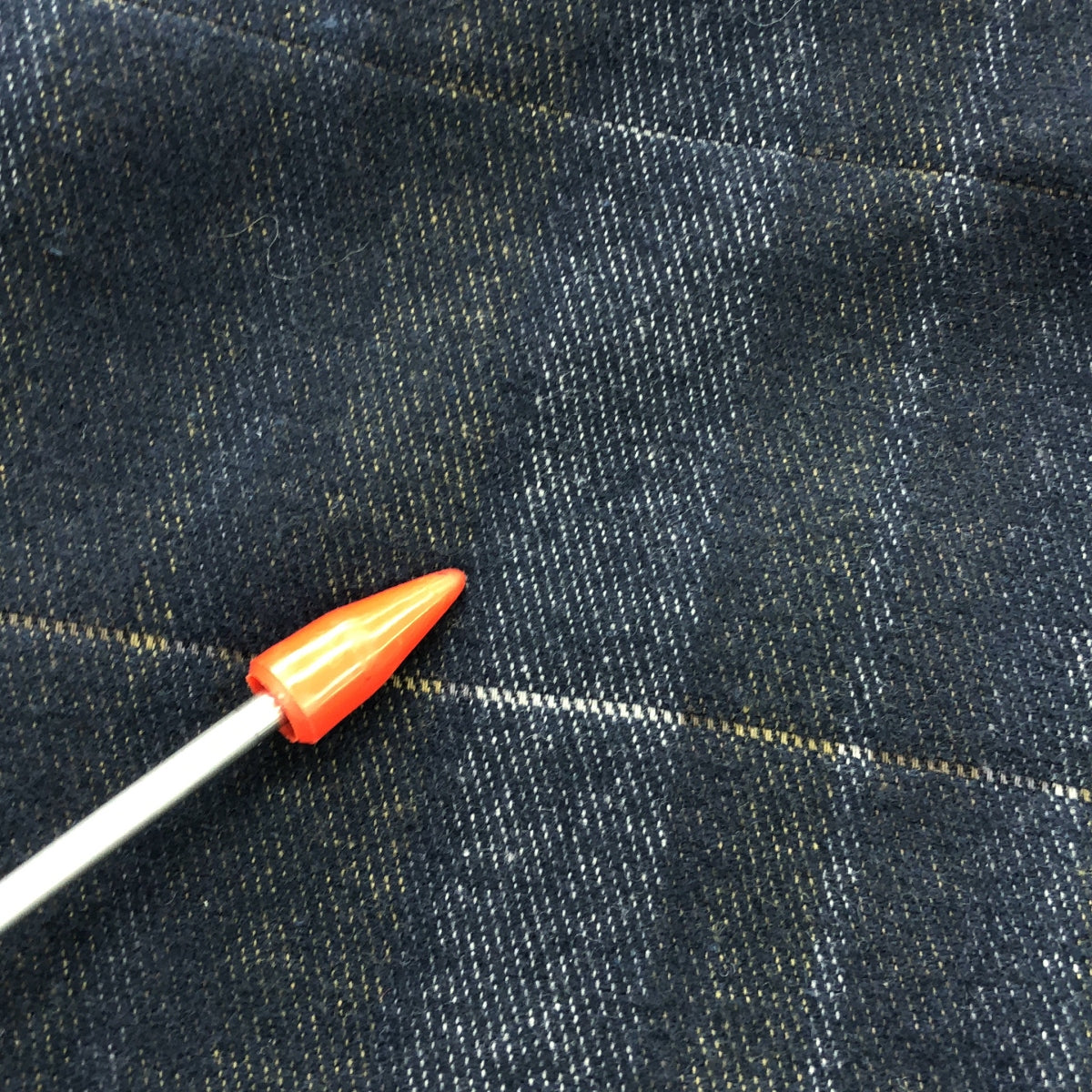 STEPHAN SCHNEIDER / ステファンシュナイダー | コットン フード チェック ジップ コート | 0 | ネイビー/ブラン | レディース