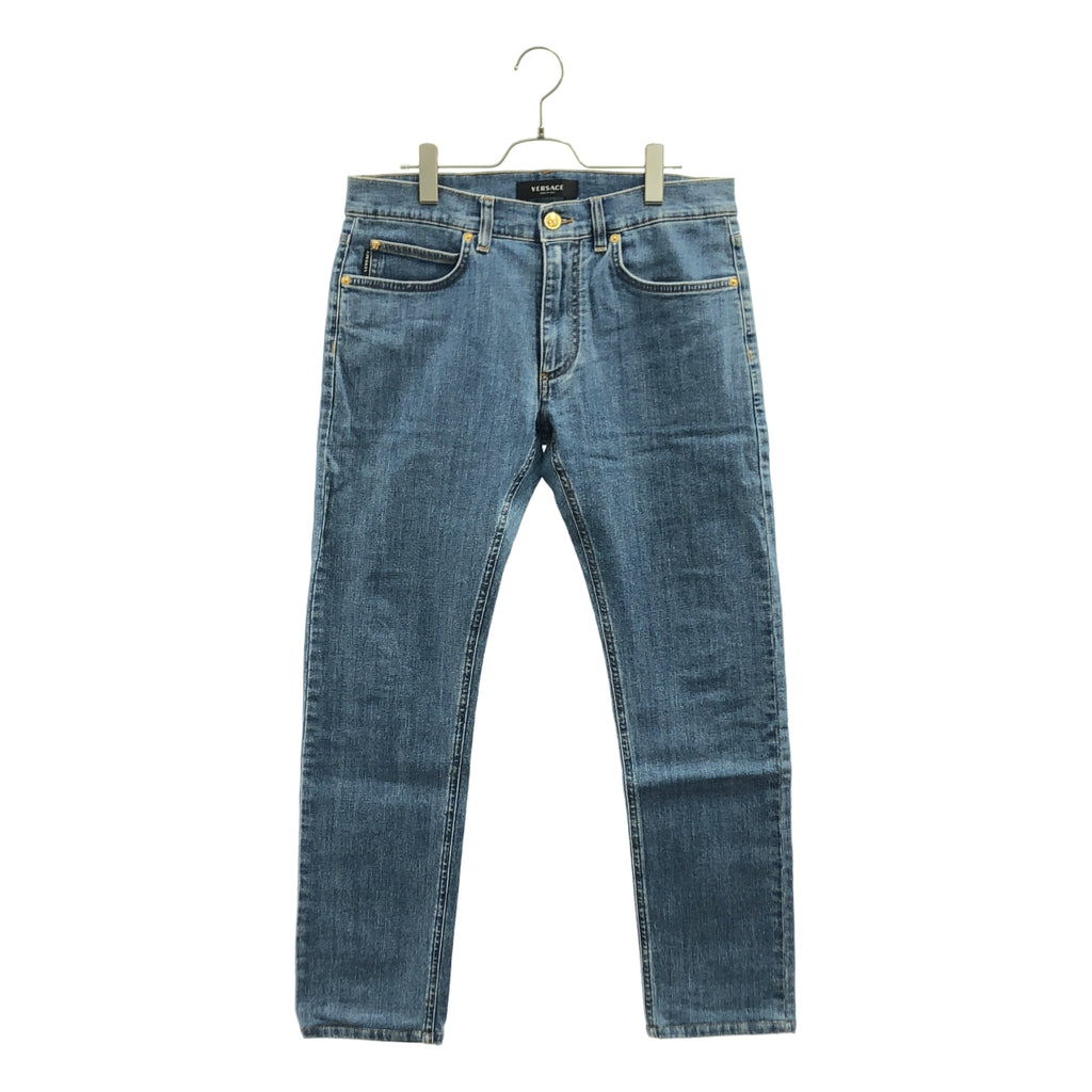 范思哲 | 美杜莎紐扣彈性牛仔褲 | 尺寸 32 | 男士