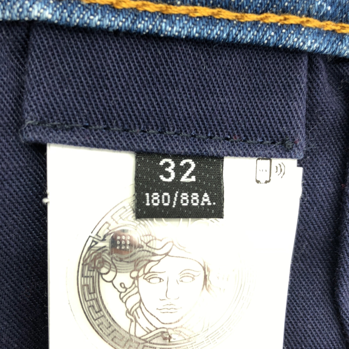 范思哲 | 美杜莎紐扣彈性牛仔褲 | 尺寸 32 | 男士