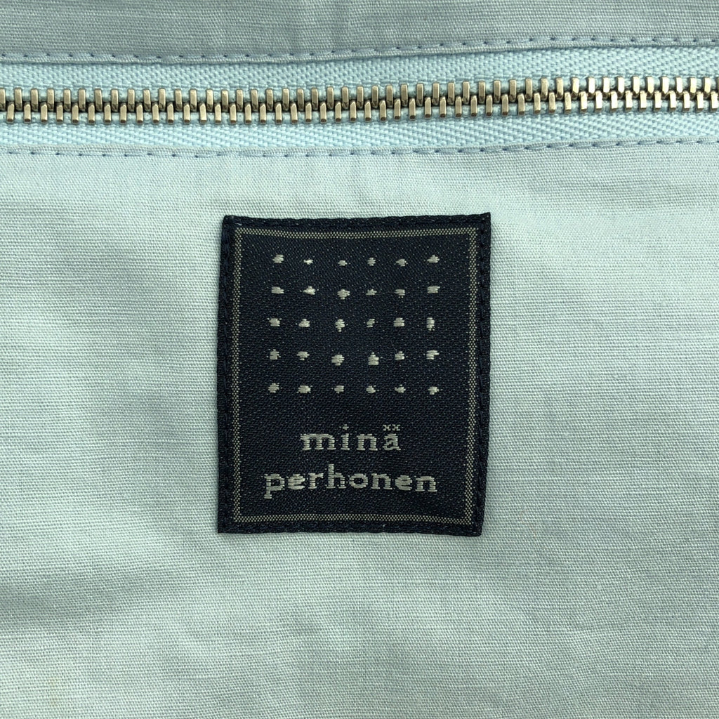 mina perhonen / ミナペルホネン | hana no mi / リネン ウール ワイド ショルダーバッグ | マルチカラー | レディース