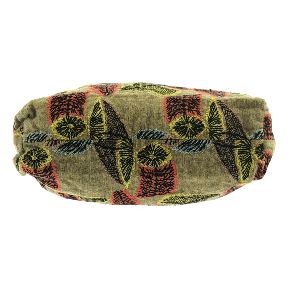 mina perhonen / ミナペルホネン | hana no mi / リネン ウール ワイド ショルダーバッグ | マルチカラー | レディース