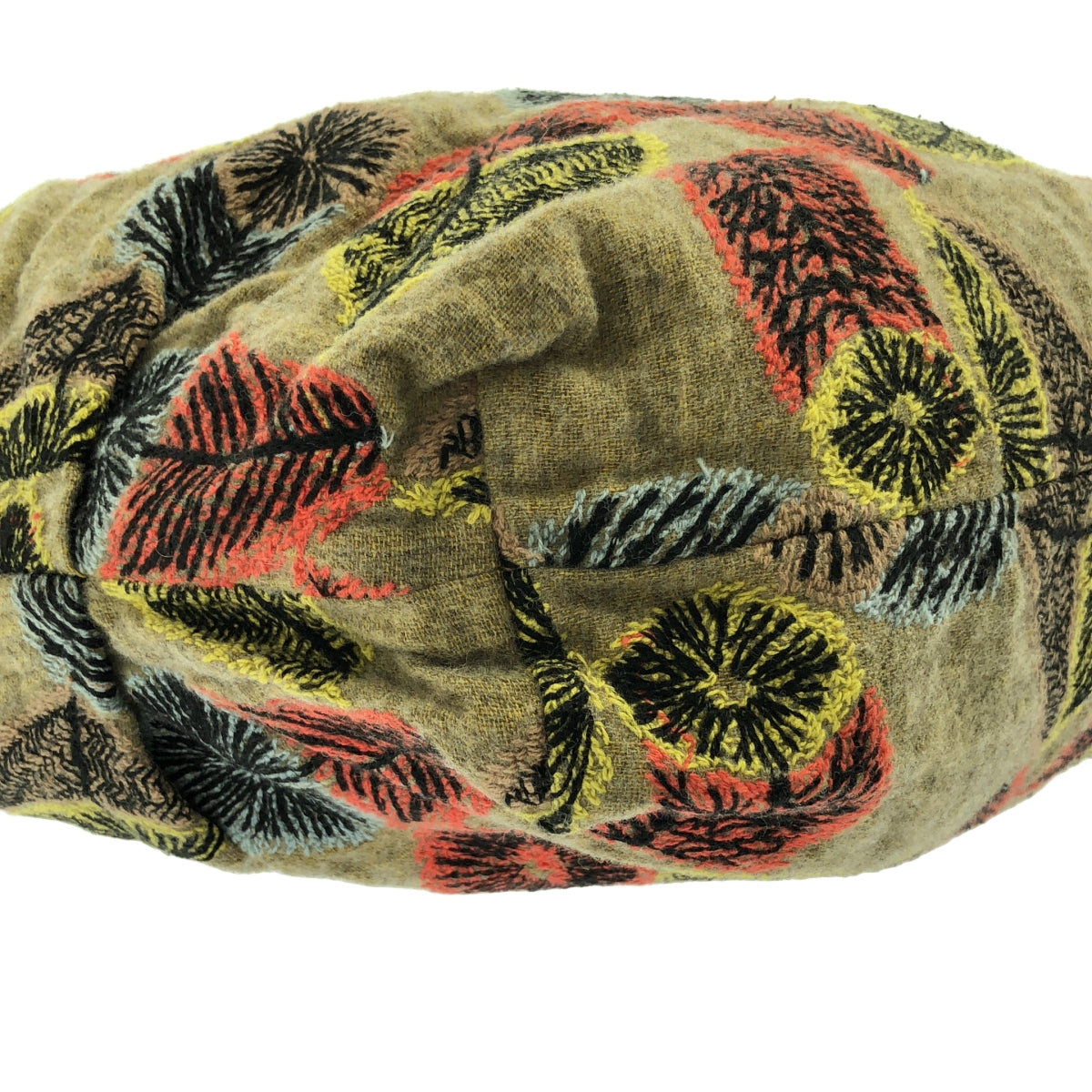 mina perhonen / ミナペルホネン | hana no mi / リネン ウール ワイド ショルダーバッグ | マルチカラー | レディース