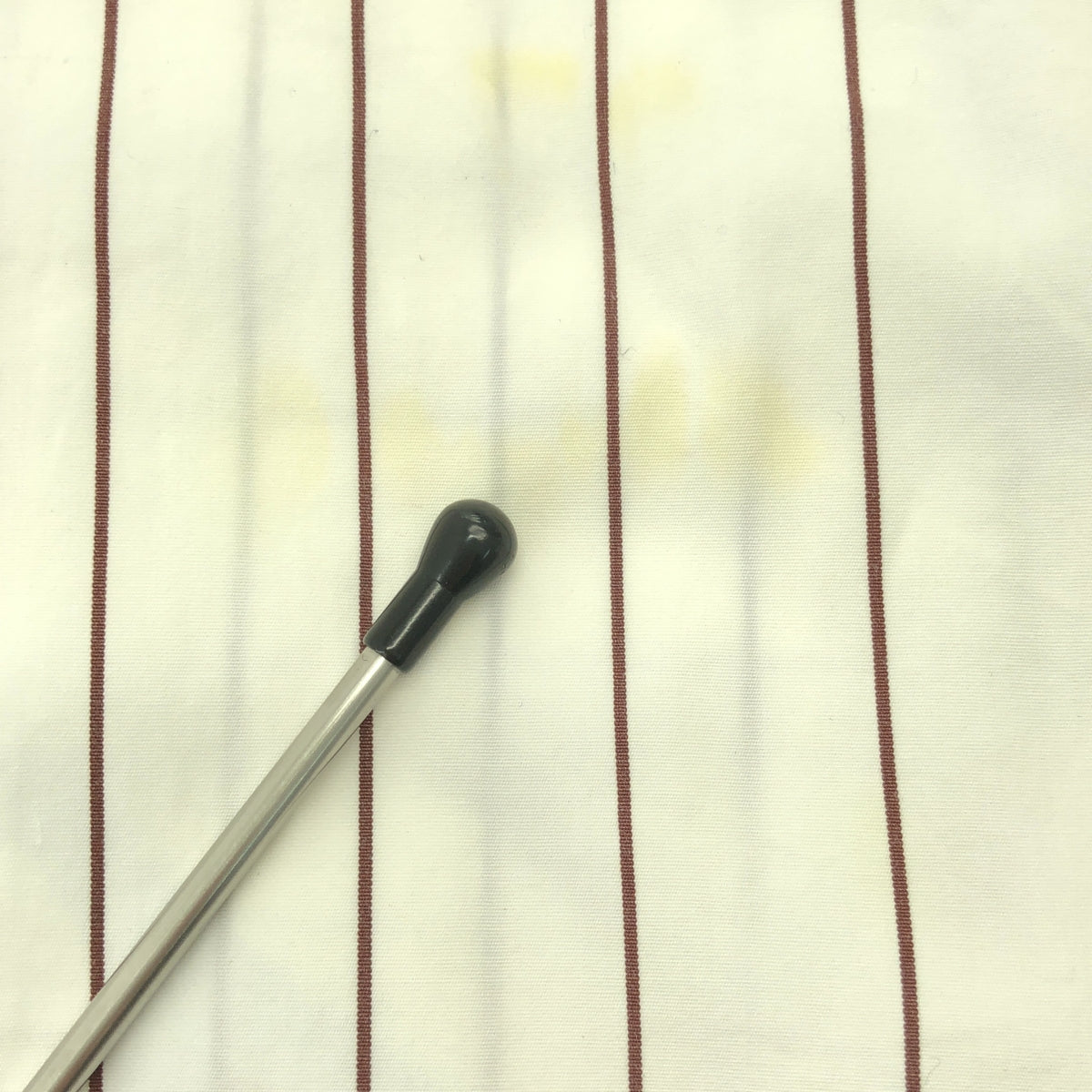 MARNI / マルニ | コットン フロントプリント ストライプ シャツ | 40 | ホワイト/ブラウン | レディース