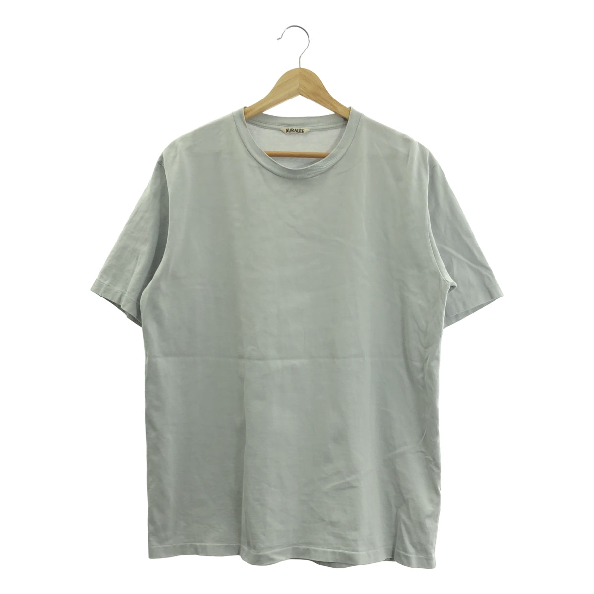 AURALEE / オーラリー | LUSTER PLAITING TEE ラスター プレーティングTシャツ | 3 | ライトブルー | メンズ