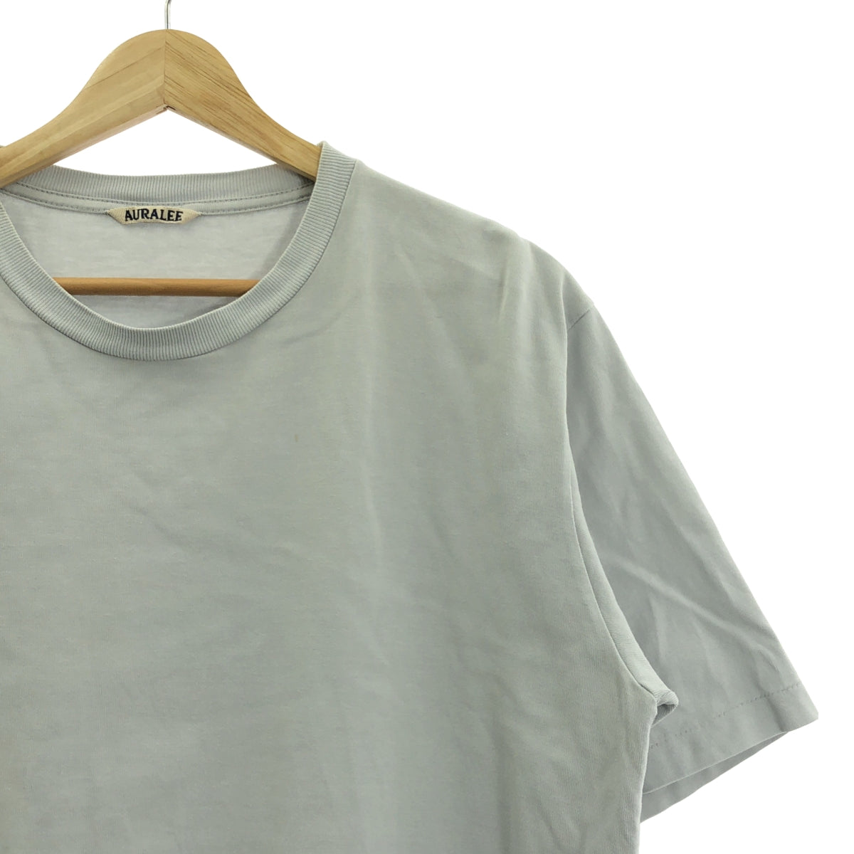 AURALEE / オーラリー | LUSTER PLAITING TEE ラスター プレーティングTシャツ | 3 | ライトブルー | メンズ