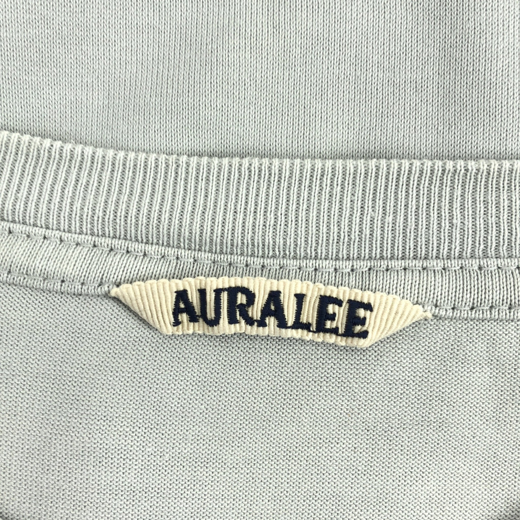 AURALEE / オーラリー | LUSTER PLAITING TEE ラスター プレーティングTシャツ | 3 | ライトブルー | メンズ
