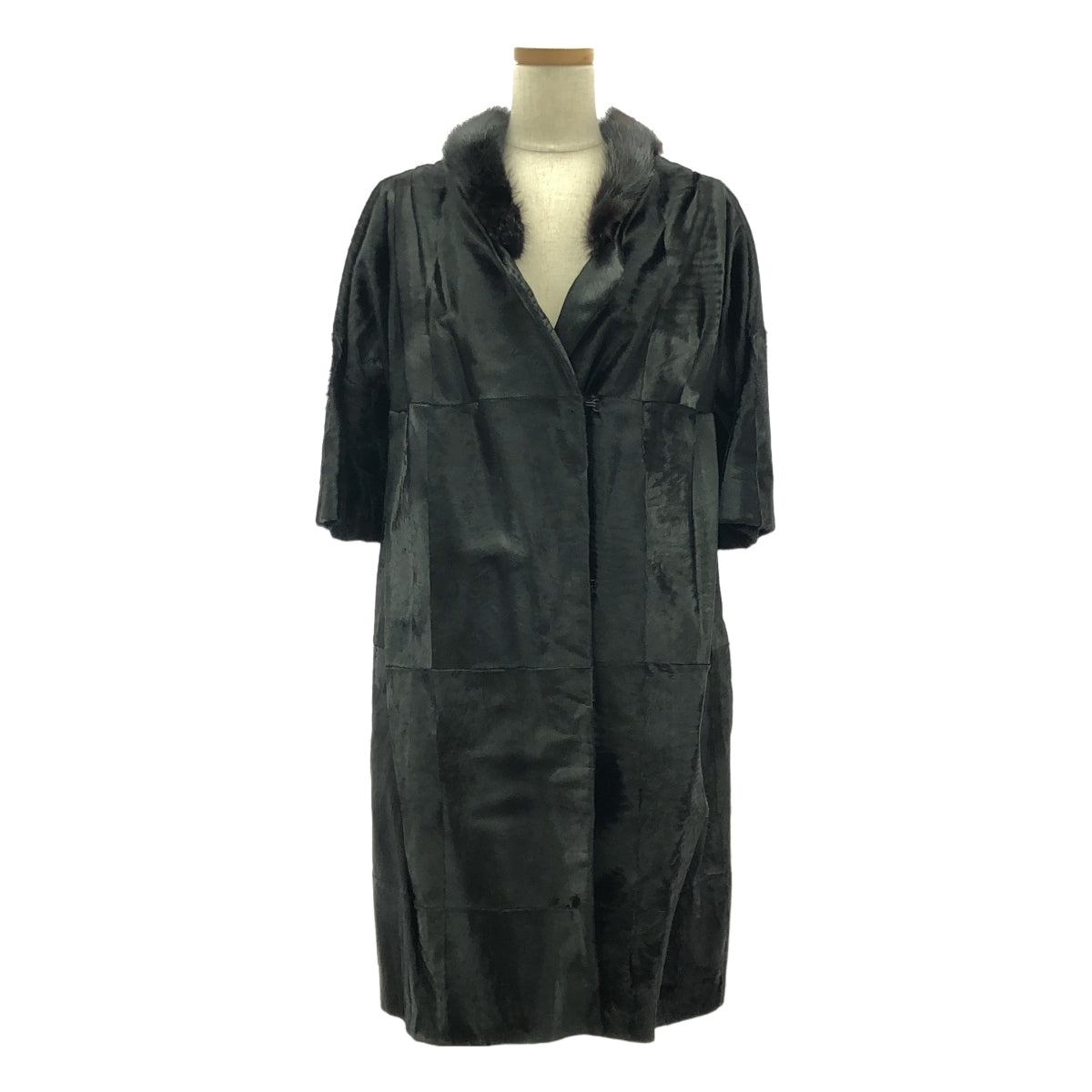 【미품】 MARNI / 마르니 | 샹가오퍼 후크 코트 | 40 | 블랙 | 여성