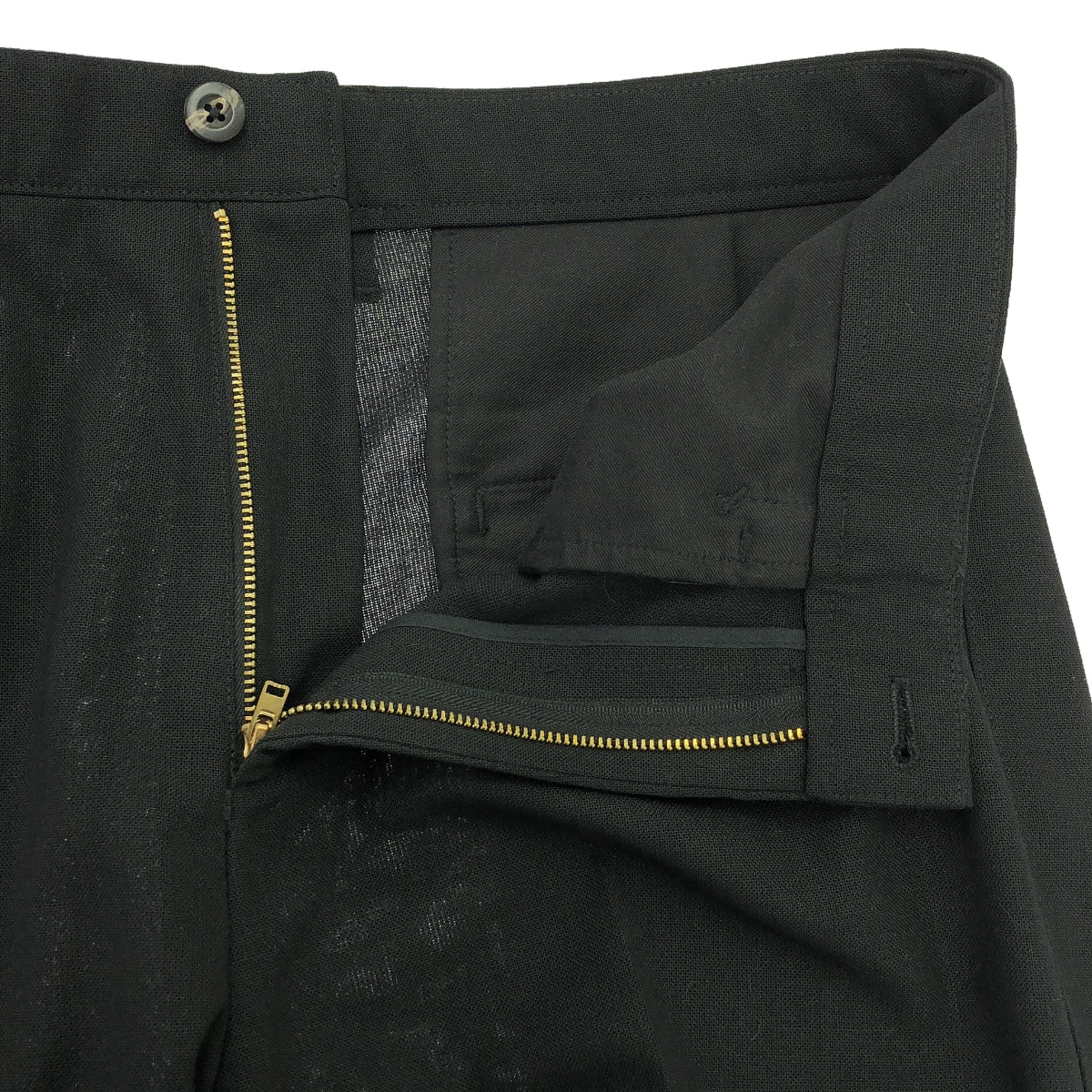 TOMORROWLAND | 2023AW | MAISON et VOYAGE / Polyester wool L pocket flare pants | 50 | Black | Men's