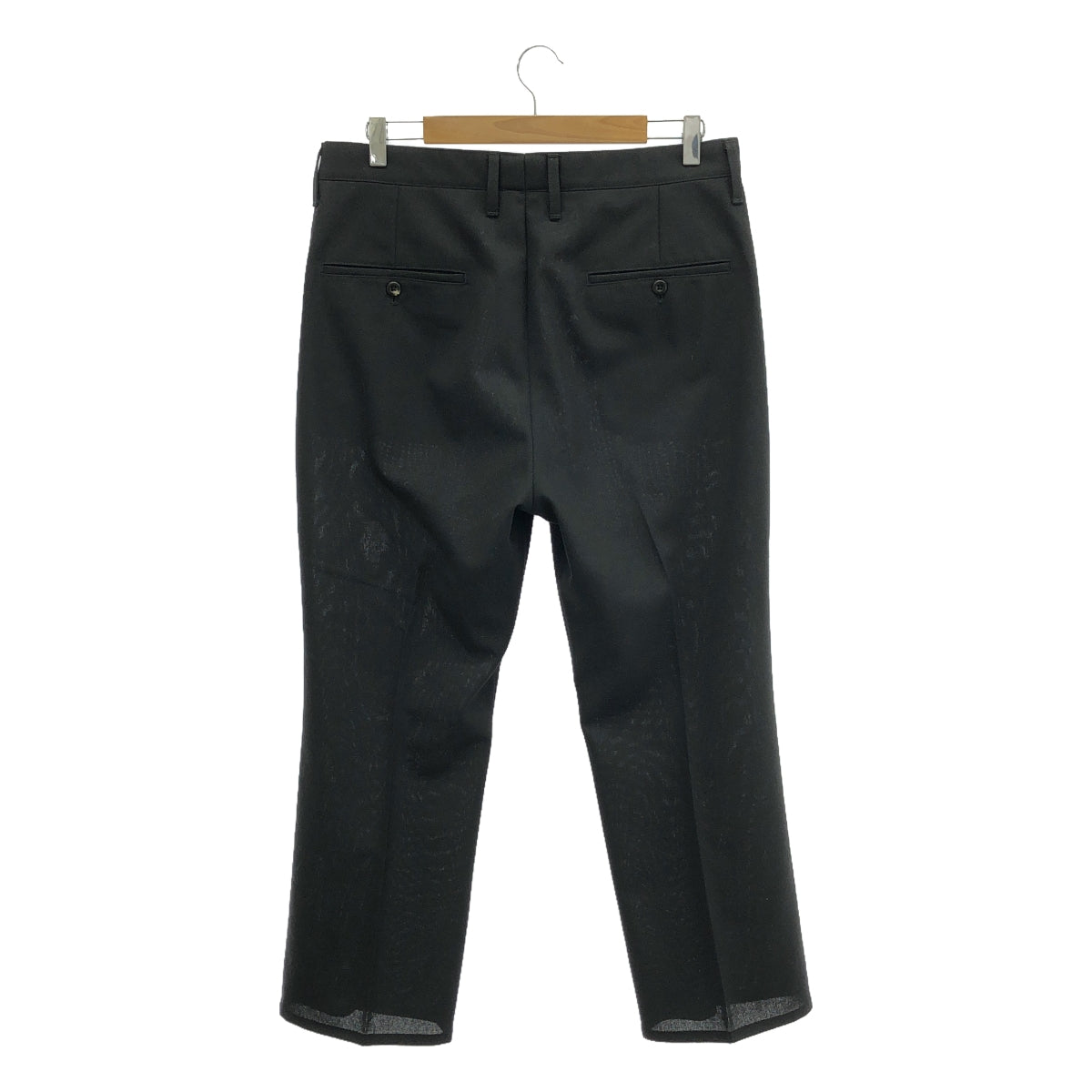 TOMORROWLAND | 2023AW | MAISON et VOYAGE / Polyester wool L pocket flare pants | 50 | Black | Men's