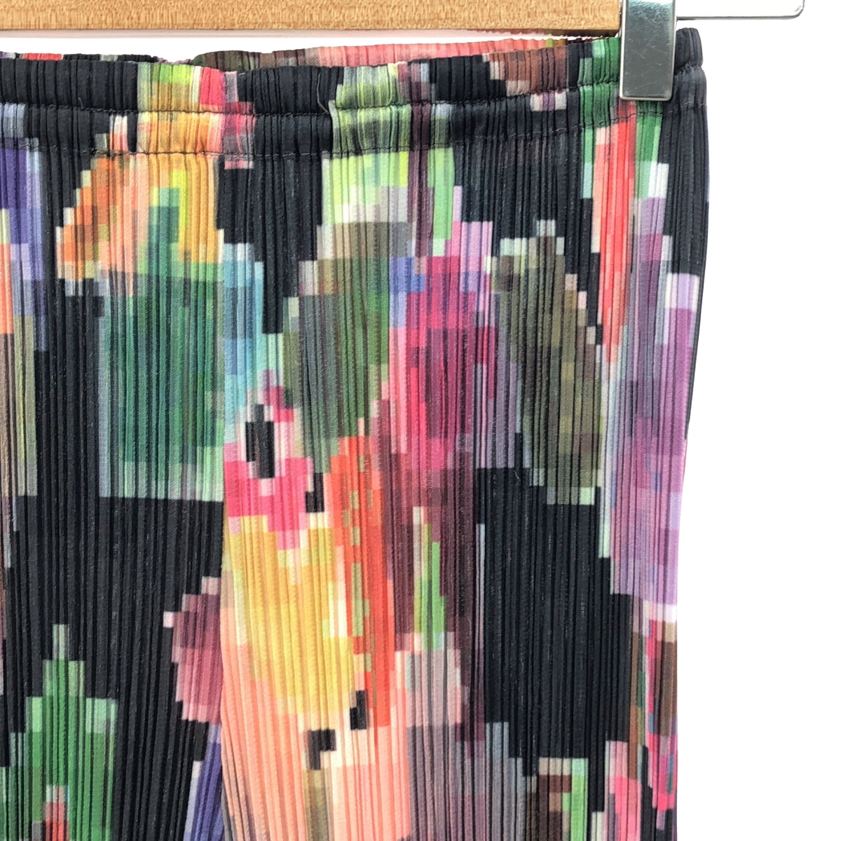 PLEATS PLEASE ISSEY MIYAKE / プリーツプリーズイッセイミヤケ | 総柄 モザイク イージーパンツ | 2 | マルチカラー | レディース
