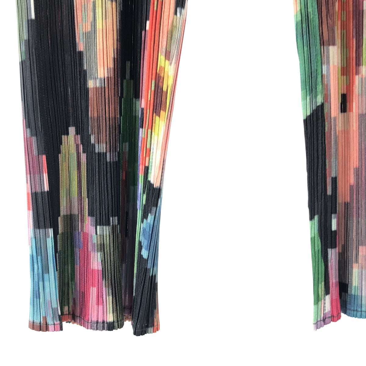 PLEATS PLEASE ISSEY MIYAKE / プリーツプリーズイッセイミヤケ | 総柄 モザイク イージーパンツ | 2 | マルチカラー | レディース