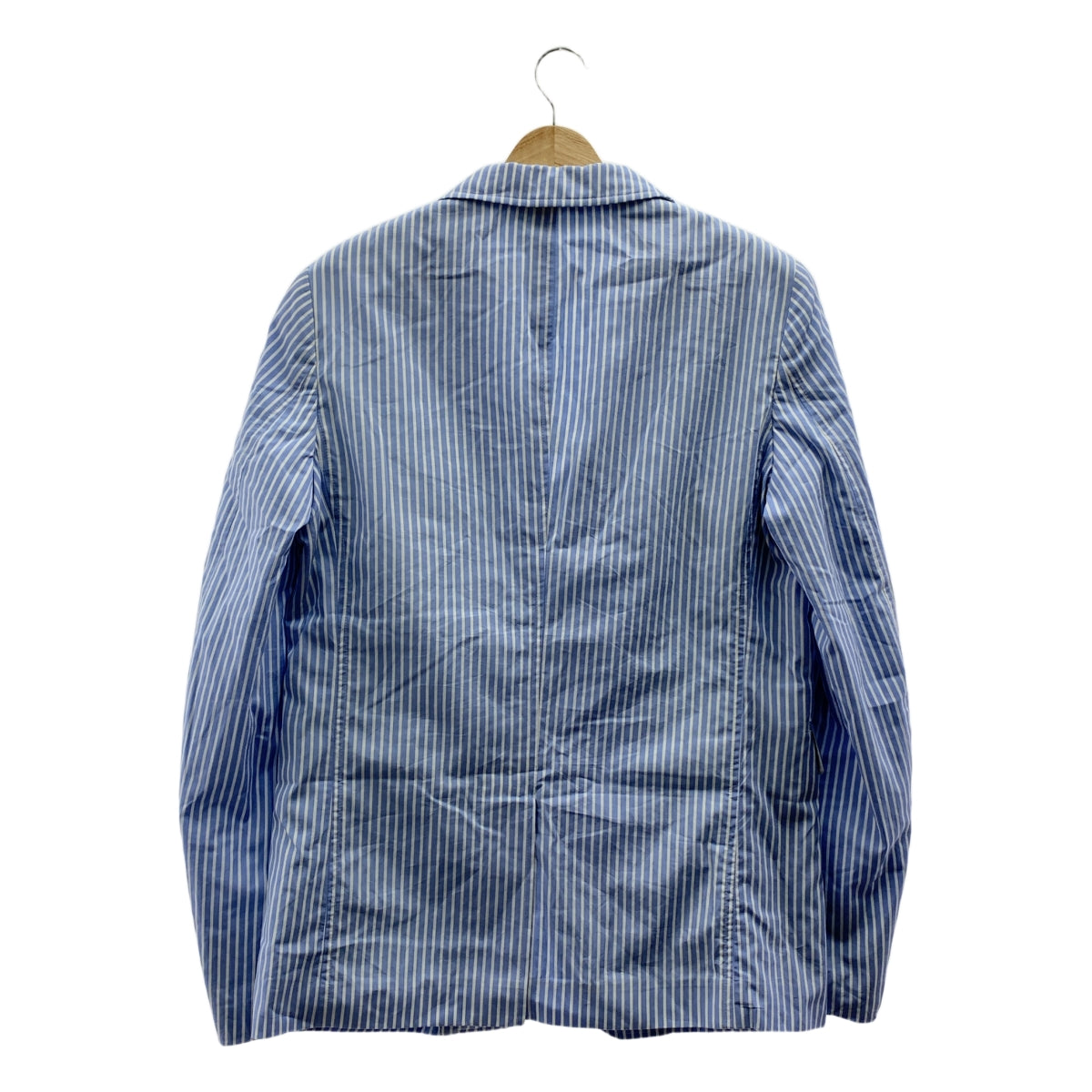 COMME des GARCONS SHIRT / コムデギャルソンシャツ | コットン 2B シングルブレスト テーラードジャケット | S | ブルー/ホワイト | メンズ